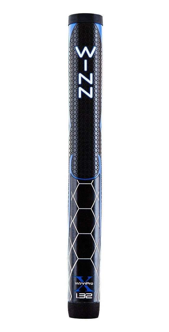Winn Golf Pro X Putter Grips - 1.32" Black Blue 1 Winn Golf Pro X Putter Grips - 1.32" Black Blue