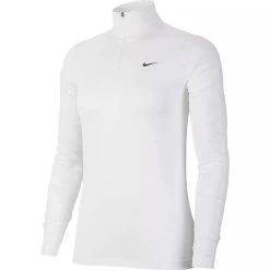 Nike UV Dri-FIT Womens Golf 1/4 ZIp -Golf Equipment Library 10270 100WHITE
