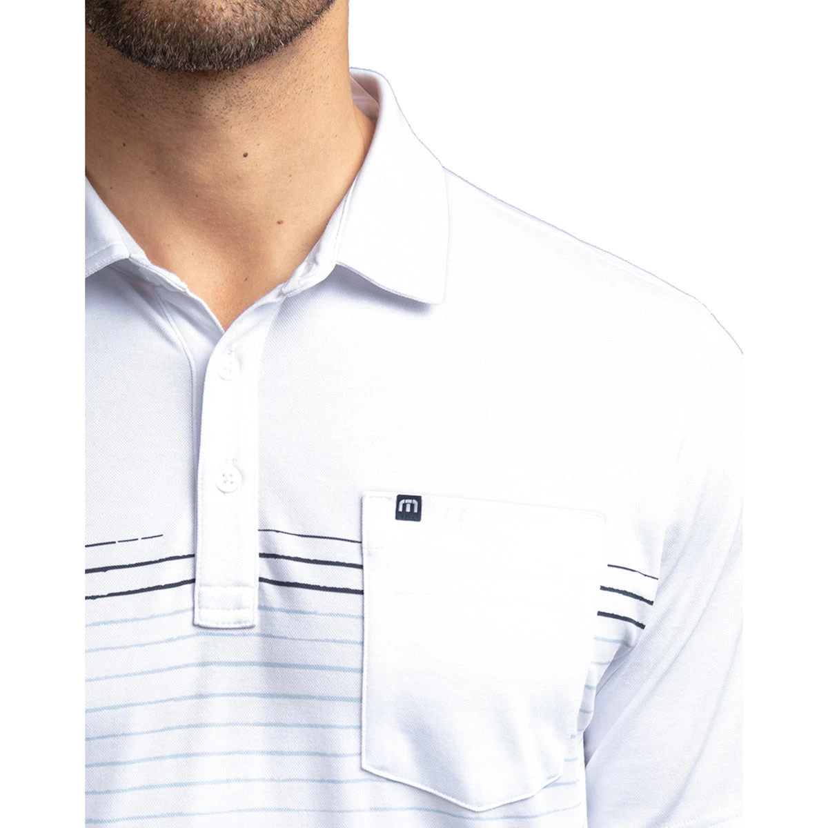 TravisMathew Deep End Mens Polo Shirt 2 TravisMathew Deep End Mens Polo Shirt - Image 2