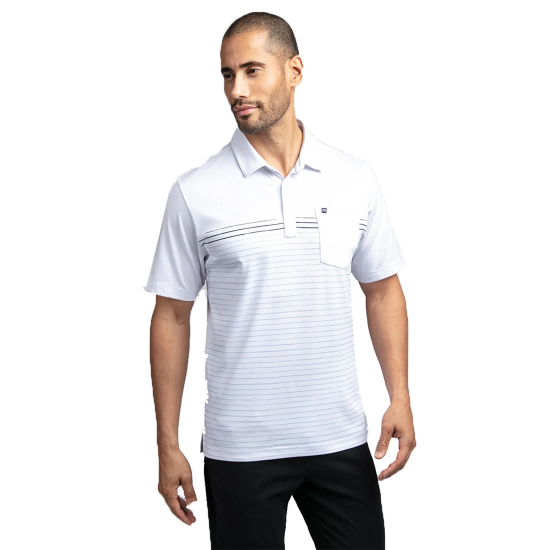 TravisMathew Deep End Mens Polo Shirt 1 TravisMathew Deep End Mens Polo Shirt