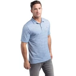 TravisMathew Flying Tortilla Mens Golf Polo -Golf Equipment Library 11592 RIVIERA