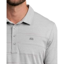 TravisMathew Onto Something Here Mens Golf Polo -Golf Equipment Library 11596 HEATHERSLEET 2 714b5969 6bd9 4dde 8e8a cf97058ab754