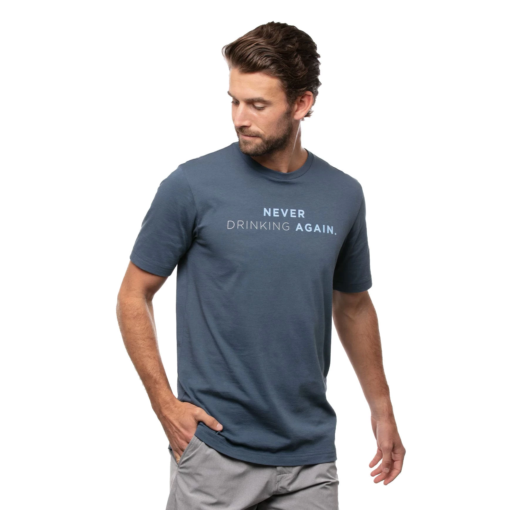 TravisMathew Finest Bottle Sargasso Sea Mens Golf T-Shirt 1 TravisMathew Finest Bottle Sargasso Sea Mens Golf T-Shirt