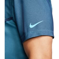 Nike Dri-FIT Tiger Woods Blade Mens Golf Polo -Golf Equipment Library 13192 486BLUEFURY 2