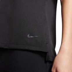 Nike Dri Fit Womens Short Sleeve Golf Polo -Golf Equipment Library 13300 010BLACK 2