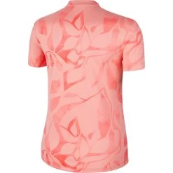 Nike Dri-FIT Victory Print Womens Golf Polo -Golf Equipment Library 13306 668PINKGAZE 1