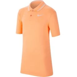 Nike Victory Boys Golf Polo -Golf Equipment Library 13426 892ORNGPULSE