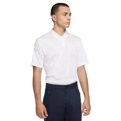 Nike Dri-FIT Vapor Historic Mens Golf Polo -Golf Equipment Library 15764 WHITE100
