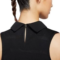 Nike Dri-FIT Ace Womens Golf Polo -Golf Equipment Library 15783 BLACK010 2