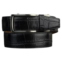 Nexbelt Alligator 2.0 Black Mens Dress Belt