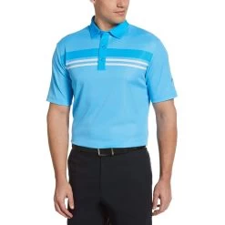Callaway Birdseye Block Mens Golf Polo -Golf Equipment Library 17876 SPRINGBREAK