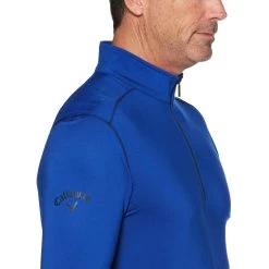 Callaway Swing Tech Outlast Mens Golf 1/4 Zip -Golf Equipment Library 17878 SURFTHEWEB 1