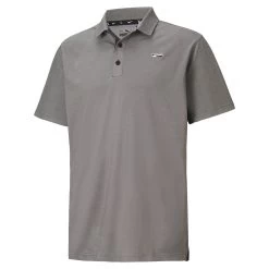 PUMA Golf Puma Tech Pique Moving Day Mens Golf Polo -Golf Equipment Library 18043 PUMABLACK