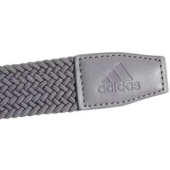 Adidas Golf Adidas Braided Stretch Grey Mens Golf Belt 5 Adidas Golf Adidas Braided Stretch Grey Mens Golf Belt -Golf Equipment Library 18703 GREY 2