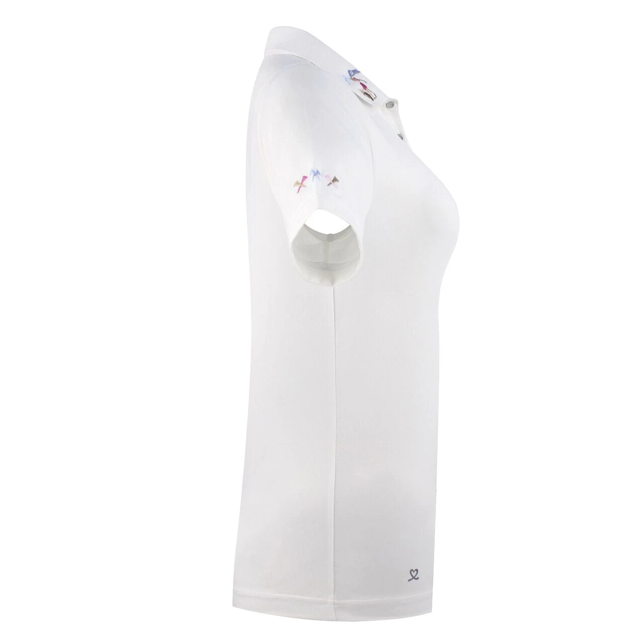 Daily Sports Selma White Womens Golf Polo 3 Daily Sports Selma White Womens Golf Polo - Image 3