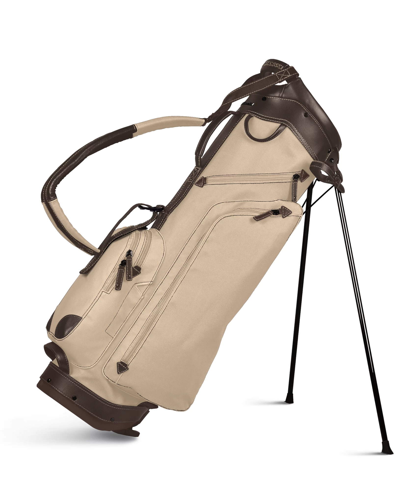 Sun Mountain Golf Canvas & Leather Carry Stand Bag 2 Sun Mountain Golf Canvas & Leather Carry Stand Bag - Image 2