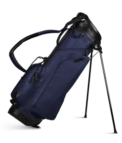 Sun Mountain Golf Canvas & Leather Carry Stand Bag 8 Sun Mountain Golf Canvas & Leather Carry Stand Bag -Golf Equipment Library 190733CanvasLeatherStandNavy Black
