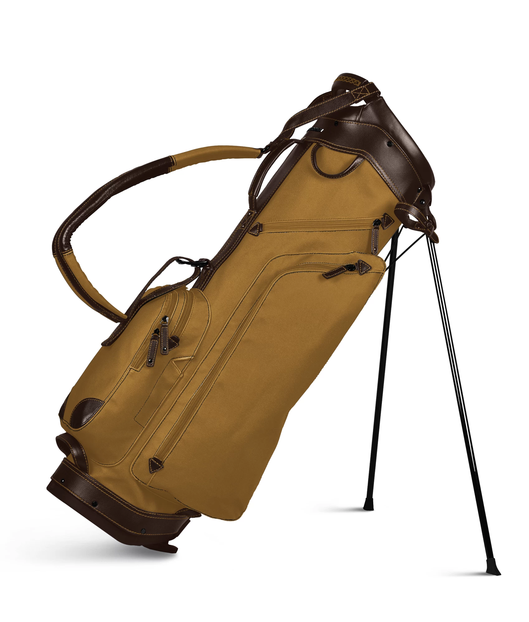 Sun Mountain Golf Canvas & Leather Carry Stand Bag 4 Sun Mountain Golf Canvas & Leather Carry Stand Bag - Image 4