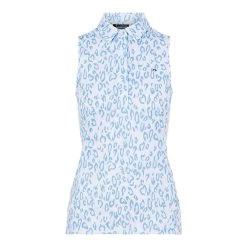 J.Lindeberg J. Lindeberg Dena Printed Womens Sleeveless Golf Polo 2021