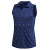Adidas Golf Adidas Dot Print Girls Sleeveless Golf Polo