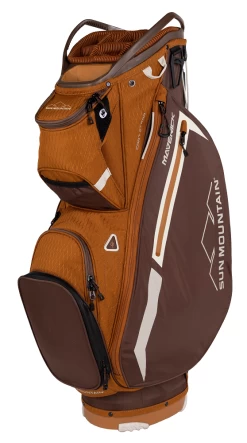 Sun Mountain Golf 2023 Maverick Cart Bag -Golf Equipment Library 2023 Maverick 230365 java pecan beach