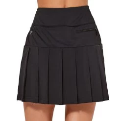GGBlue Zippy 18in Womens Pleated Golf Skort 7 GGBlue Zippy 18in Womens Pleated Golf Skort -Golf Equipment Library 20902 BLACKB024 1