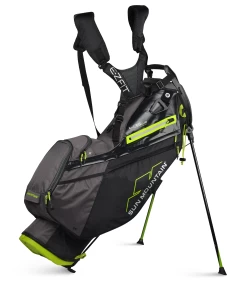 Sun Mountain Golf 2021 4.5 LS 14-Way Divided Golf Stand Carry Bag -Golf Equipment Library 21009545LS14WayBlack Gune RushGreen