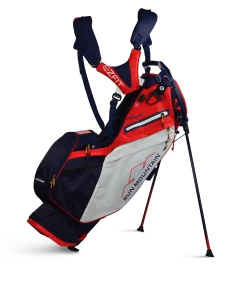 Sun Mountain Golf 2021 4.5 LS 14-Way SuperCharged Stand Carry Bag -Golf Equipment Library 21011145LS14WaySuperchargedNavy White Red