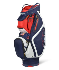 Sun Mountain Golf 2021 Maverick Cart Bag -Golf Equipment Library 210373MaverickNavy White Red