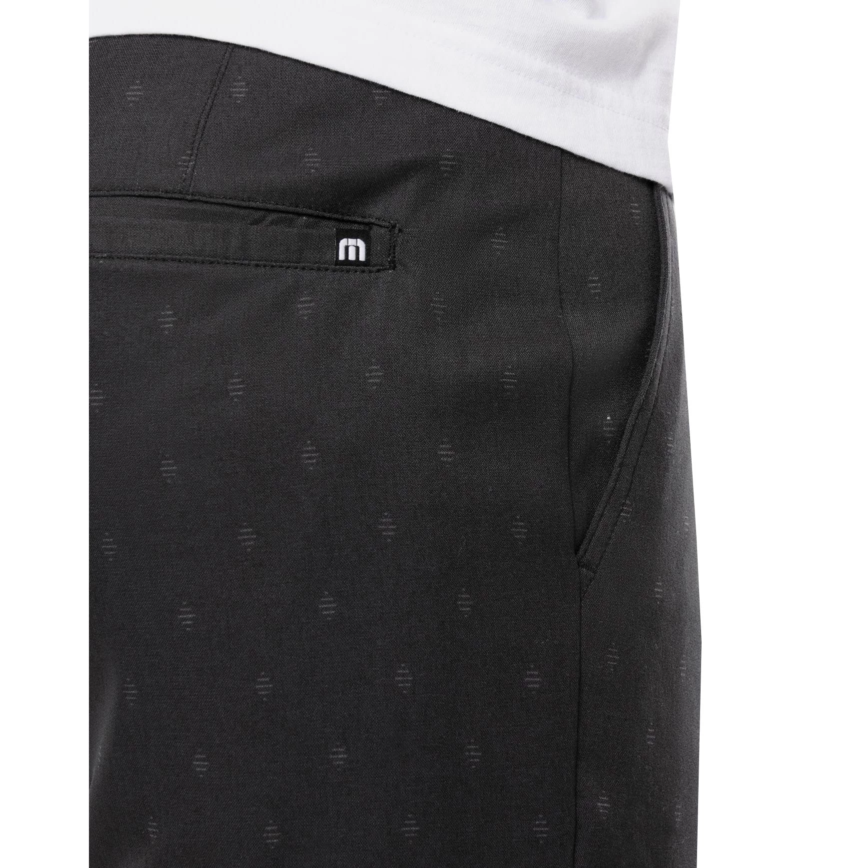TravisMathew Moonlight Black 10in Mens Golf Shorts 3 TravisMathew Moonlight Black 10in Mens Golf Shorts - Image 3