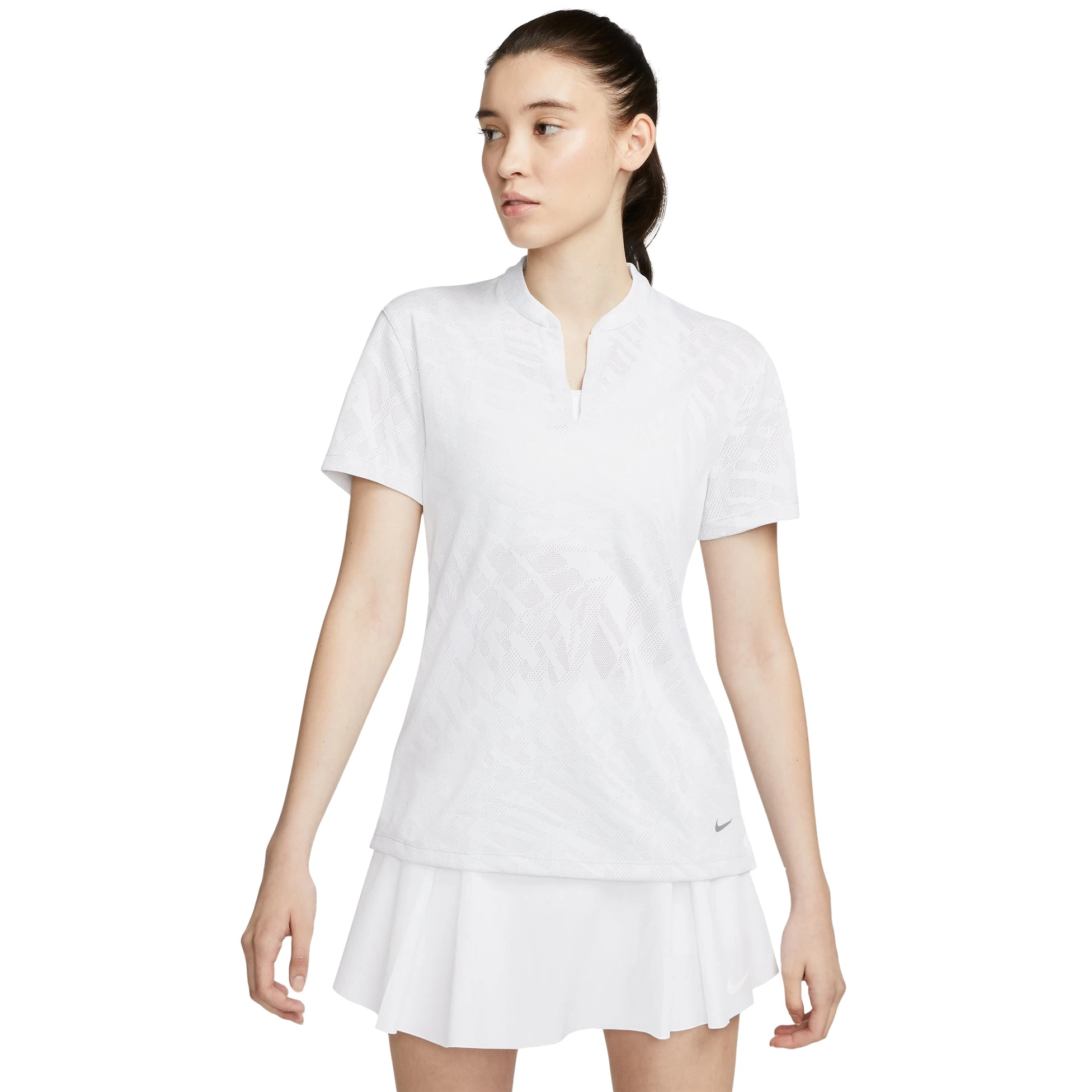 Nike Dri-FIT Victory Jacquard Womens Golf Polo 1 Nike Dri-FIT Victory Jacquard Womens Golf Polo