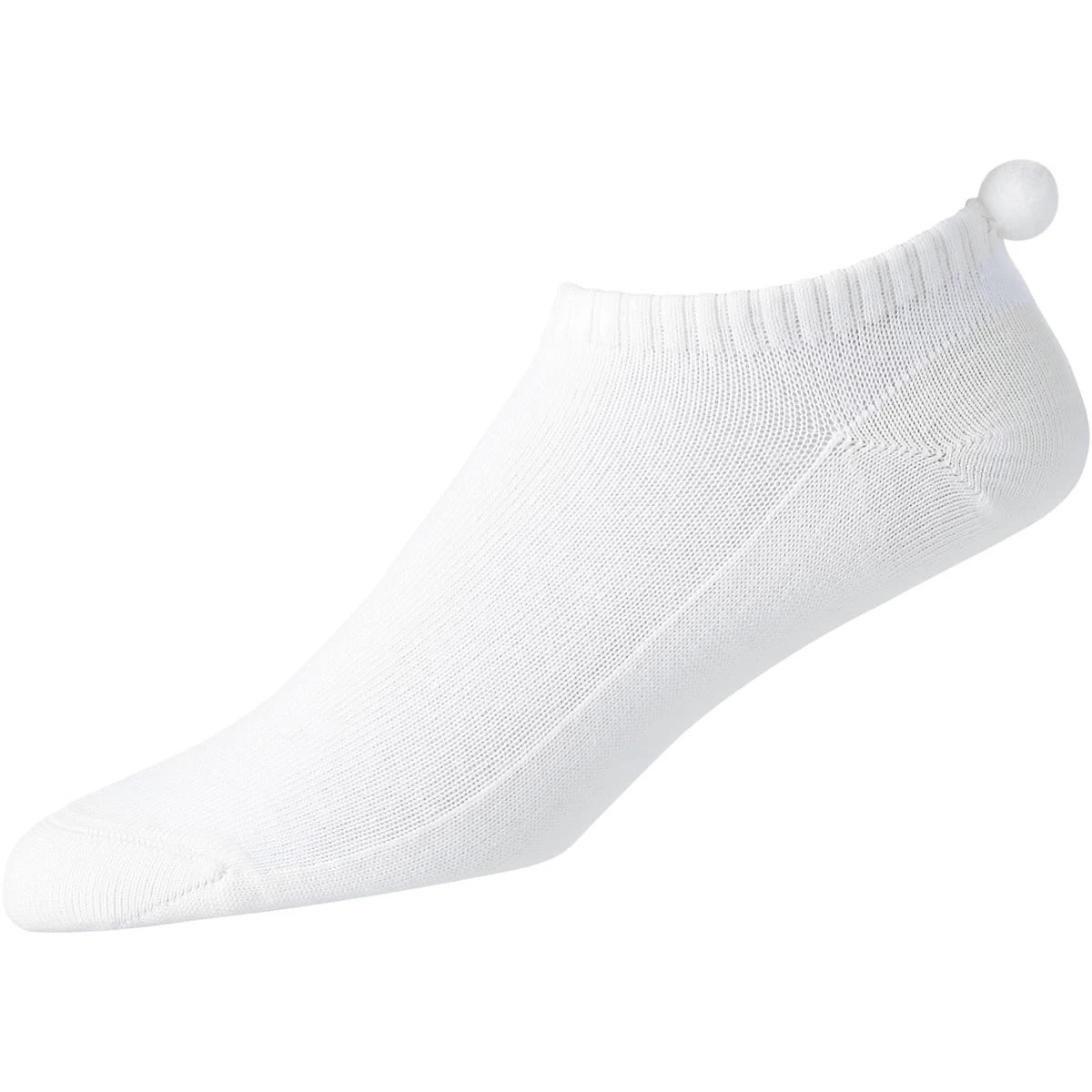 FootJoy ProDry Lightweight Pom Pom White Womens Golf Socks 1 FootJoy ProDry Lightweight Pom Pom White Womens Golf Socks