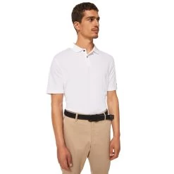 Oakley Element Mens Golf Polo -Golf Equipment Library 21883 WHITE100