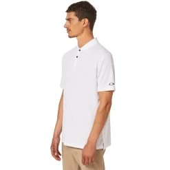 Oakley Element Mens Golf Polo -Golf Equipment Library 21883 WHITE100 1