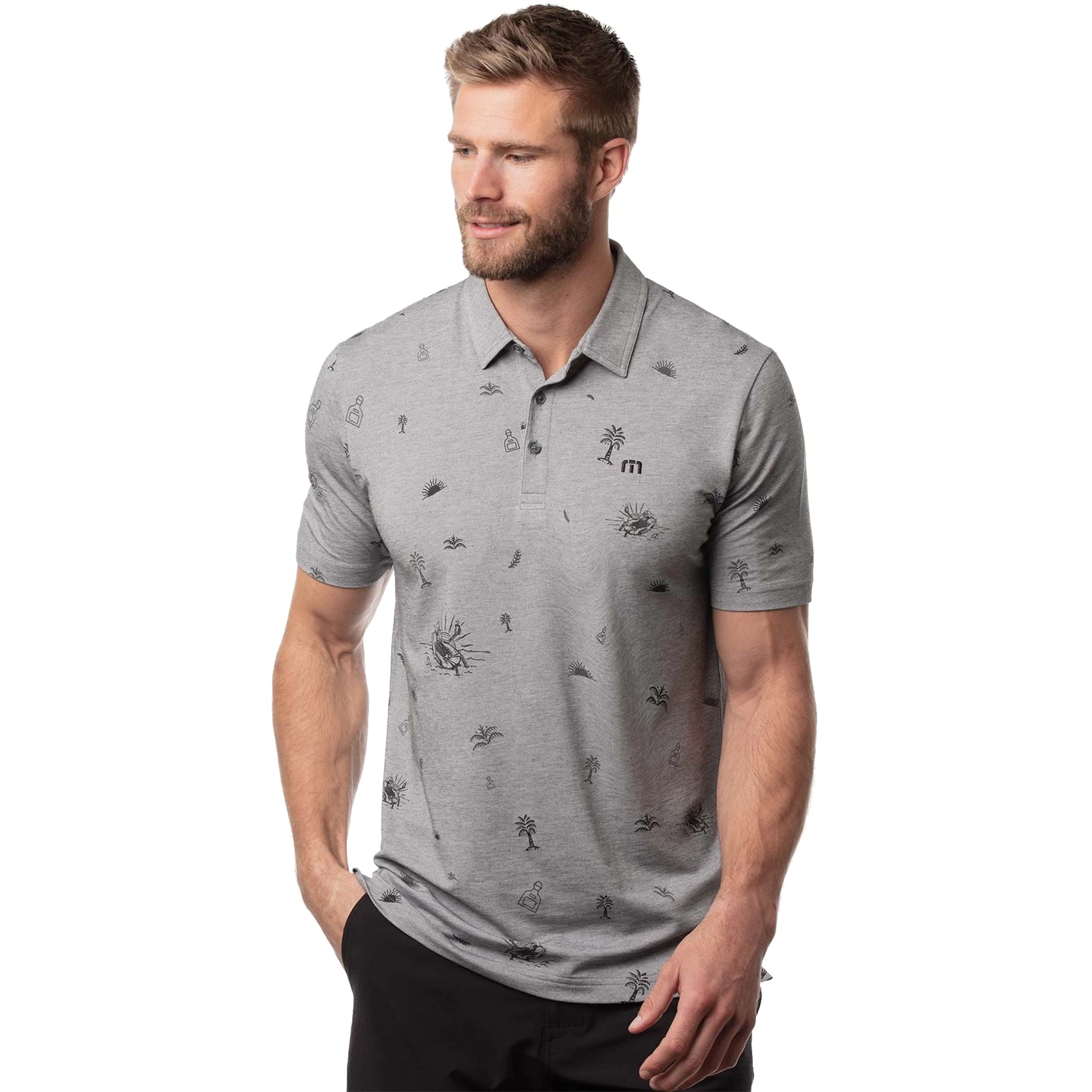 TravisMathew Ice Breaker Mens Golf Polo 1 TravisMathew Ice Breaker Mens Golf Polo