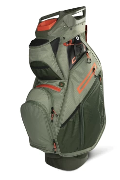 Sun Mountain C-130 14-Way Divided Golf Cart Bag -Golf Equipment Library 220303C130Moss Sage Inferno