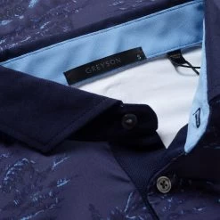 Greyson Lake Curiosities Mens Golf Polo -Golf Equipment Library 22073 CHARLEVOIX546 2