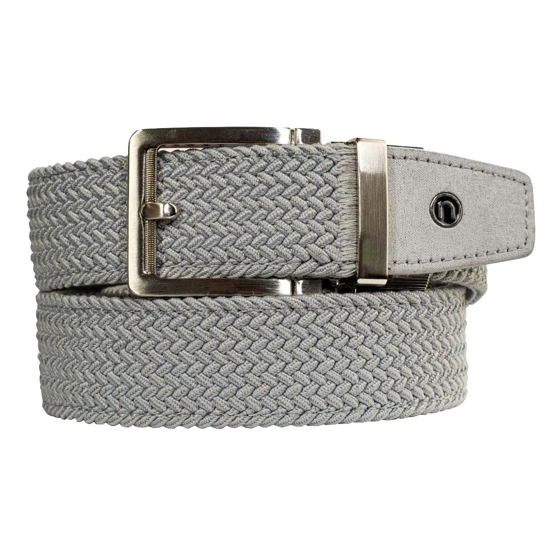 Nexbelt Braided Cool Grey Mens Belt 1 Nexbelt Braided Cool Grey Mens Belt