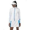 J.Lindeberg J. Lindeberg Tamara Mid Layer White Womens Golf Jacket