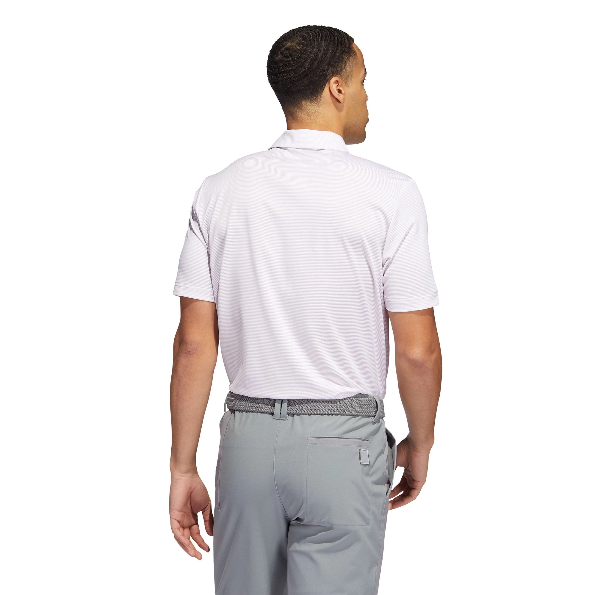 Adidas Golf Adidas Ottoman Stripe Mens Golf Polo 2 Adidas Golf Adidas Ottoman Stripe Mens Golf Polo - Image 2