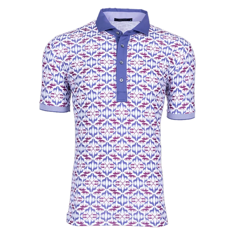 Greyson Wolf Labyrinth Mens Golf Polo 1 Greyson Wolf Labyrinth Mens Golf Polo