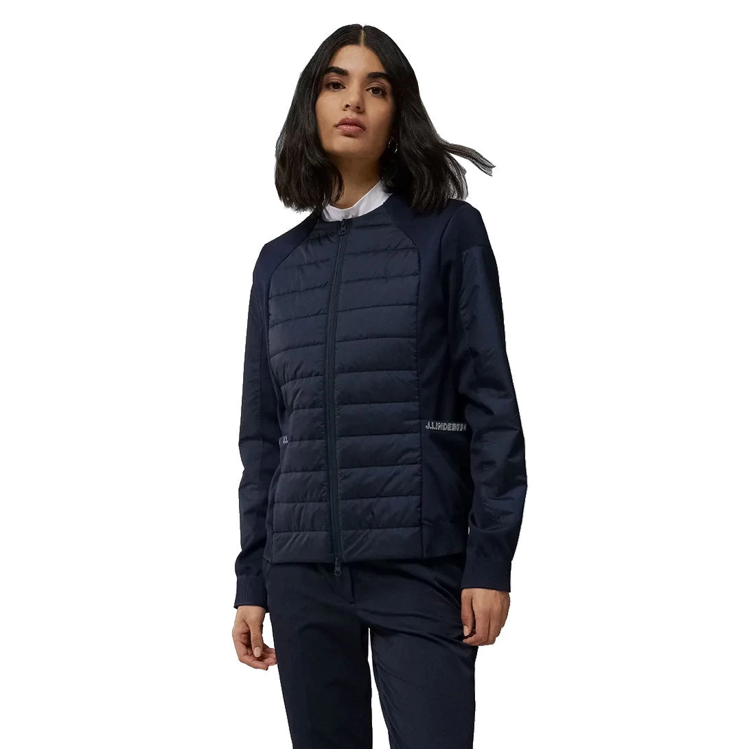 J.Lindeberg J. Lindeberg Keisha Navy Womens Golf Jacket 1 J.Lindeberg J. Lindeberg Keisha Navy Womens Golf Jacket