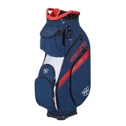 Wilson Staff EXO II Golf Cart Bags -Golf Equipment Library 5537dd395b99fd6943e8a6ebf6b013c965e6801d WGB6650NA 0 WS EXO II CART NA RD WH