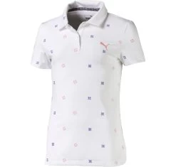 PUMA Golf Puma Ditsy Girls Golf Polo