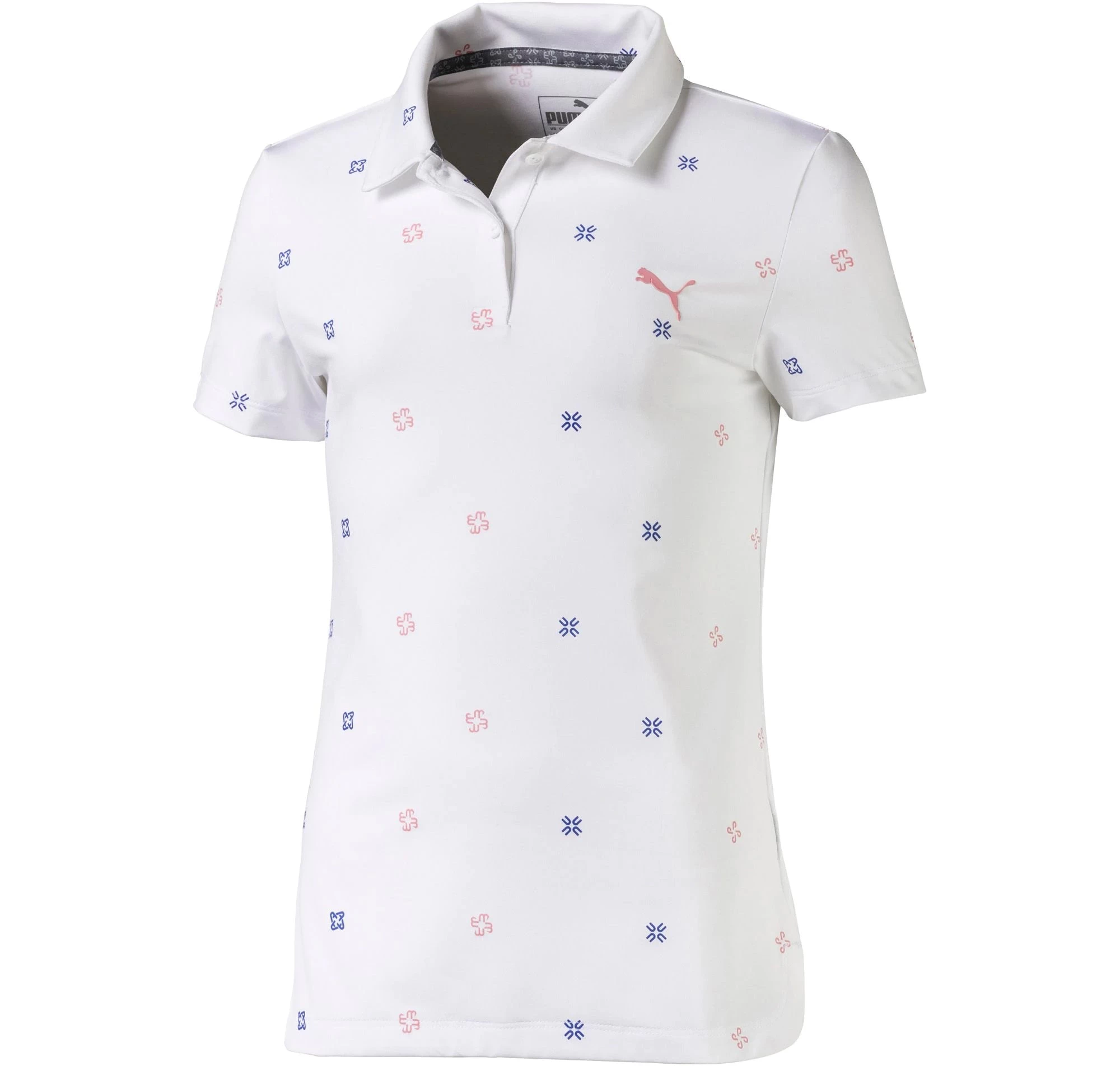 PUMA Golf Puma Ditsy Girls Golf Polo 1 PUMA Golf Puma Ditsy Girls Golf Polo