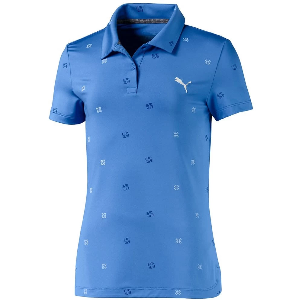 PUMA Golf Puma Ditsy Girls Golf Polo 2 PUMA Golf Puma Ditsy Girls Golf Polo - Image 2