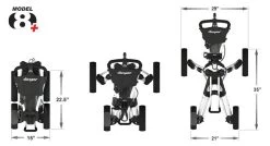 Clicgear Golf 4-Wheel Push Cart Model 8.0+ 19 Clicgear Golf 4-Wheel Push Cart Model 8.0+ -Golf Equipment Library 8.0 Details