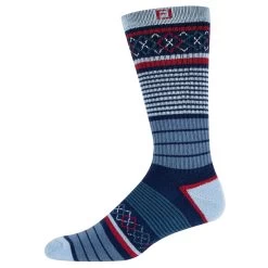 FootJoy ProDry Fashion Crew Mens Socks 15 FootJoy ProDry Fashion Crew Mens Socks -Golf Equipment Library 85163 BLUE990