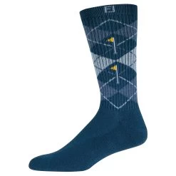 FootJoy ProDry Fashion Crew Mens Socks 16 FootJoy ProDry Fashion Crew Mens Socks -Golf Equipment Library 85163 BLUE993