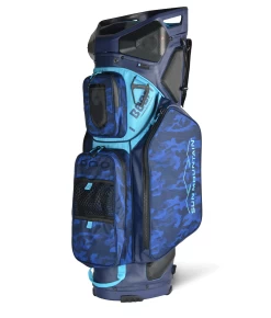 Sun Mountain 2022 Boom Bag Golf Cart Bag With Speakers -Golf Equipment Library BOOM BAG NAVY BLUECAMO OCEAN